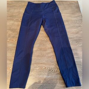 Navy leggings